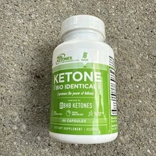 Real Ketones Ketone Bio Identical, Keto Electrolytes Supplement 60 Caps Exp 2/26