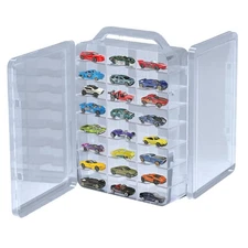 Double Sided Storage Case for Hot Wheels Storage with Carrying Handle