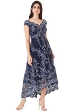 Brocade Sequin Maxi Dress