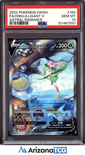 Pokemon 2022 Hisuian Lilligant V 163/189 Full Art Astral Radiance GEM MT PSA 10