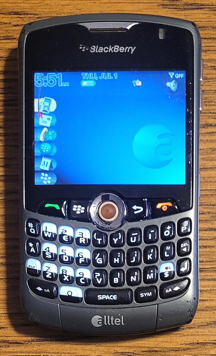 BlackBerry Curve 8330 - Gray and Black ( Alltel ) Very Rare