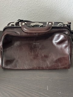 Chiarugi Arzttasche Italienisches Leder Vintage