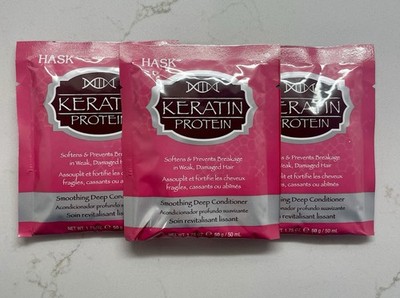 HASK Keratin Protein Smoothing Deep Conditioner 1.75oz - 3 PACKS