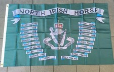 North Irish Horse battle honours Flag 3X5FT