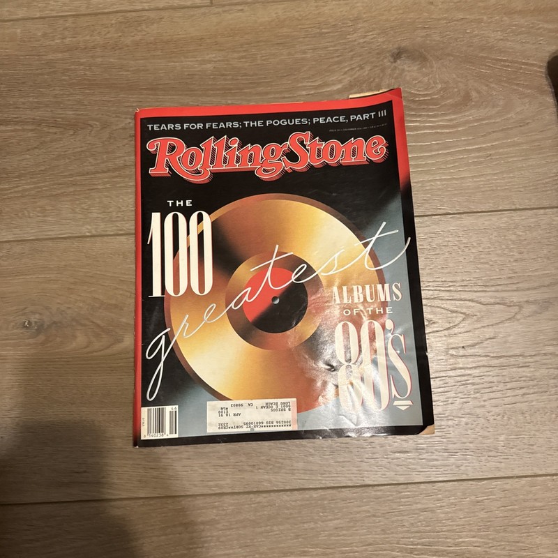 Rolling Stone Nov. 16, 1989 #565 The 100 Greatest Albums of the 80's,