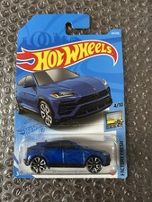 Hot Wheels 2017 Lamborghini Urus Blue - Factory Fresh 4/10 #64/250 - GRY29