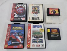 S-121 VINTAGE ORIGINAL SEGA GENESIS GAMES SHINOBI II URBAN STRIKE NBA JAM ETC 