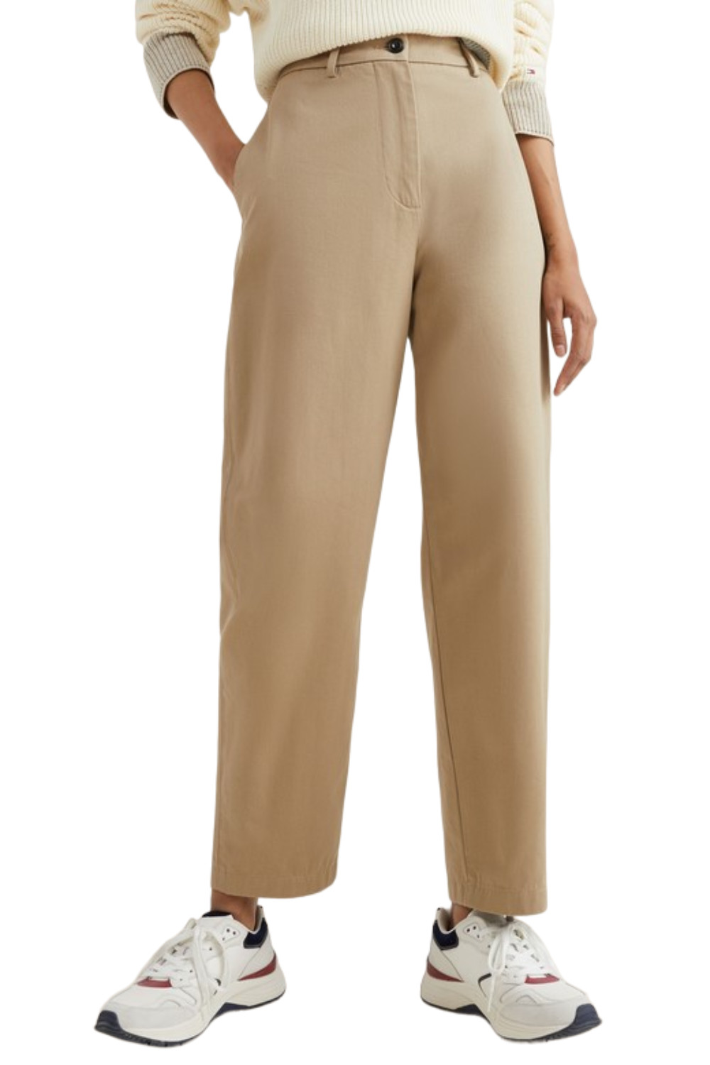 Tommy Hilfiger Womens Balloon Co Casual Chino Chino Pants S