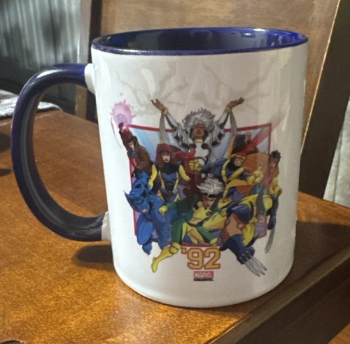 1992 Marvel The Uncanny X-Men Coffee Mug Wolverine Storm Colossus 