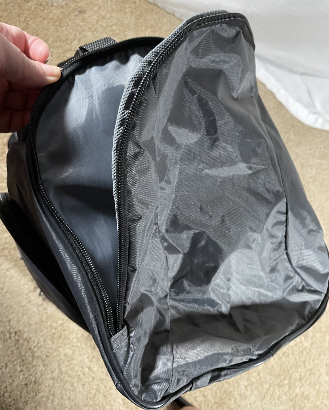 TAG Heuer Gray Carry-on Gym Soft Sided Nylon Duffle Bag w Detachable Strap image 10