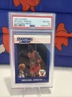 1988 Kenner Starting Lineup Cards Michael Jordan PSA 8.5