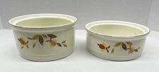 Hall China Jewel Tea Autumn Leaf 6.5” Casserole Dish No Lids