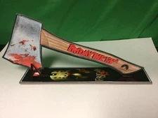 Friday the 13th AXE Display Standee  17 inches longNEW