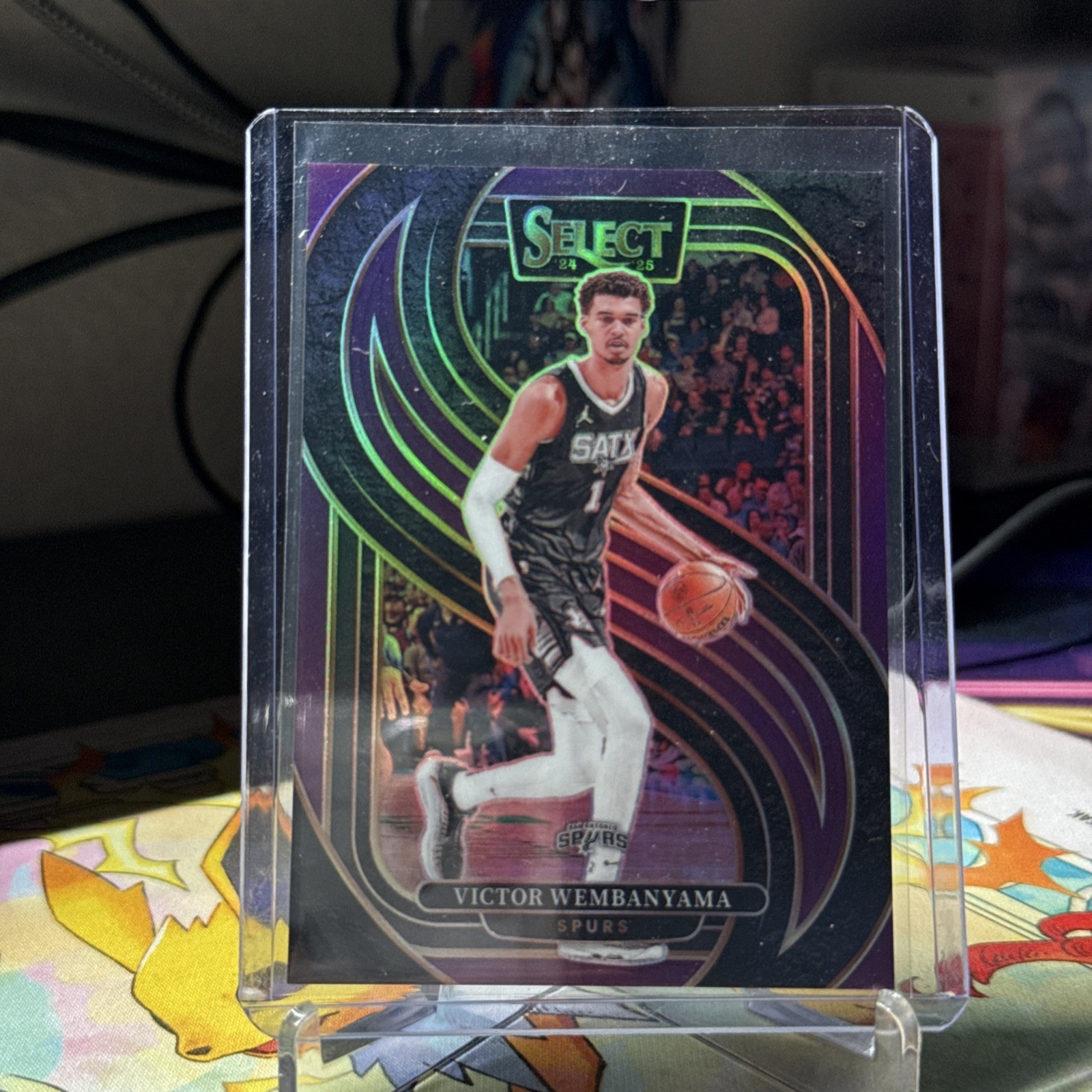 2024-25 Panini Select - Premier Level Victor Wembanyama #102 Purple Prizm /99