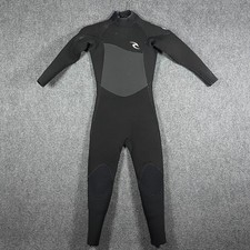 Rip Curl Wetsuit Kids Omega 4/3 Back Zip Wetsuit Black Gray Junior Size 8 3502