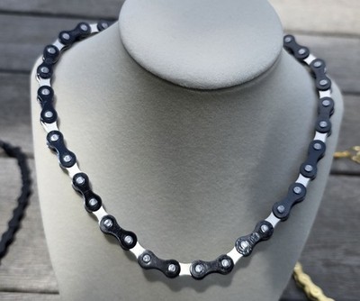 HD Bike Chain Necklace Choose Color Heavy Hardware Industrial Biker Free Bonus