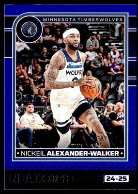 2024-25 Hoops Blue Nickeil Alexander-Walker Minnesota Timberwolves #198