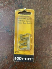 Motormite Body~Tite! 45440 Body Side Moulding Clips GM-Chev Trucks, Nova, Olds,B
