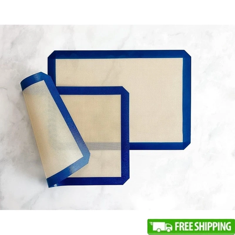 Nonstick Silicone Baking Mats Set 2 Reusable Oven Safe Half Sheet Baking Surface
Opens in a new wind