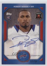 2013 Topps Rookie Premiere Auto 2/90 Robert Woods #RPA-RW Auto 06mc