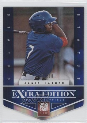 2012 Elite Extra Edition Status Blue Die-Cut 100/100 Jamie Jarmon #159 h3a