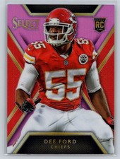 2014 Panini Select Prizm Fuchsia #114 Dee Ford /199
