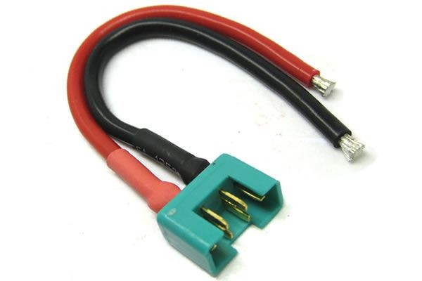 Etronix Female Multiplex MPX With 10cm 14AWG Silicone Wire ET0623 Green cable
