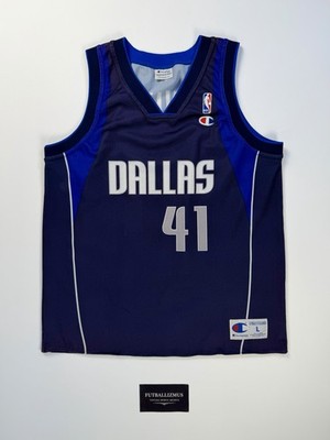 Champion Dallas Mavericks Dirk Nowitzki #41 NBA Jersey