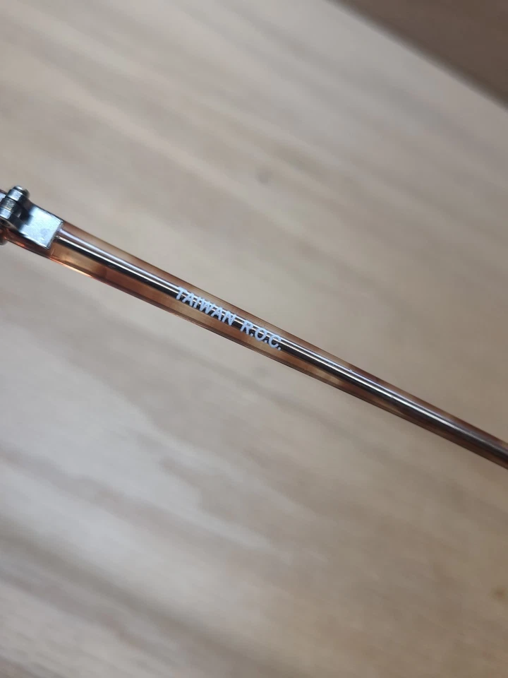 Gafas de sol vintage años 70 translúcidas imitación tortuga gran tamaño mariposa monturas boho Foto 4 de 4