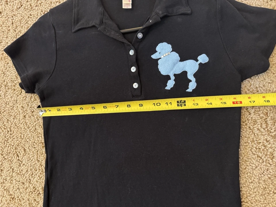 50’s FELT Poodle Skirt Shirt Scarf Belt Complete Outfit Adult Size Large EUC! - Image 3 of 4