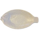 McCoy Vintage White Glazed Fish Serving Platter Oven Proof #9375 Made In USA