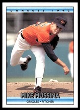 Mike Mussina 1992 Donruss #632 Orioles MLB READ FREE SHIPPING AutographDen