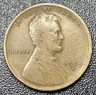 1909 S Lincoln Wheat Cent 1c Key Date VF Very Fine San Francisco