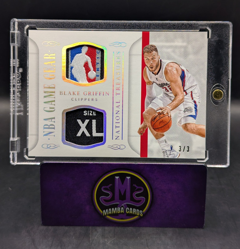 2014-15 Panini National Treasures Blake Griffin LOGOMAN Laundry Tag /3 lezgo_nba