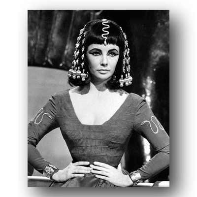 Elizabeth Taylor Photo 8x10 Cleopatra 1963 Film Set Portrait-2
