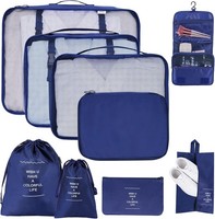 Koffer Organizer Set, PackwüRfel Set 9-Teilige, Packing Cubes FüR Koffer Urlaub