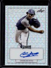 2022 Leaf Metal Charlee Soto All-American Perfect Game Classic Auto #MA-CS2