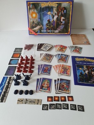 HERO QUEST MORCARS MAGIER Erweiterung MB Vollständig / unbemalt