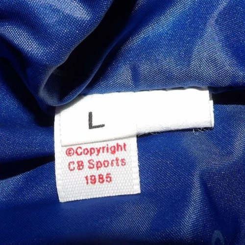 VINTAGE 1985 "McLAREN NORTH AMERICA" EMBROIDERED JACKET! CB SPORTS! RED & NAVY S image 18