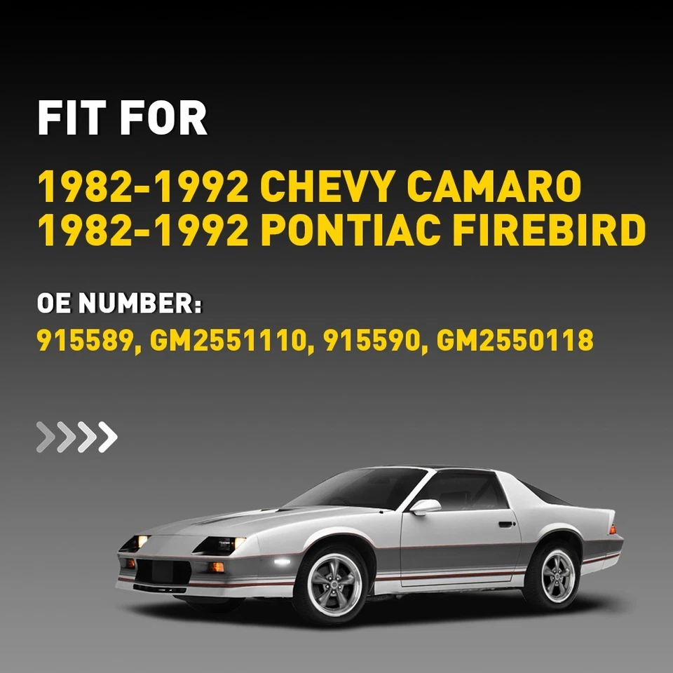 Luces de ajuste de humo para parachoques Chevy Camaro delanteras 1985-1992 luces de giro izquierda derecha Foto 2 de 4