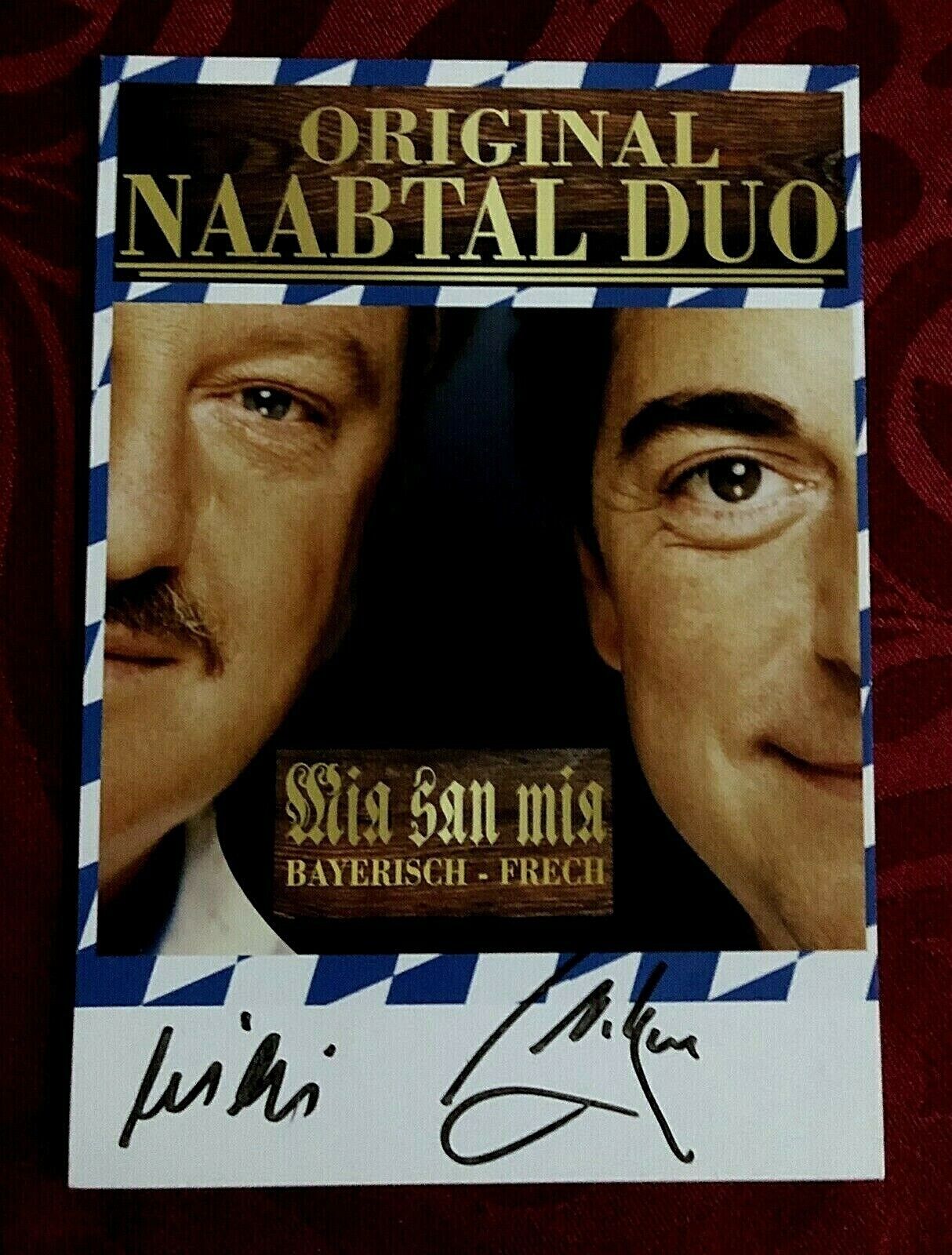 Original Naabtal Duo Mia san mia CD signiert Zugabe Autogramm NEU 