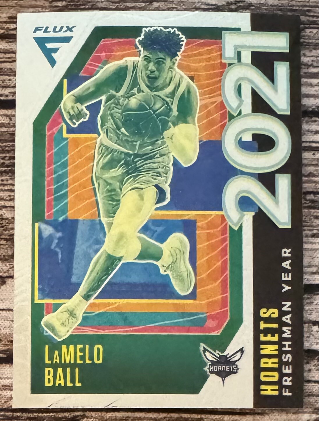 2020-21 Panini Flux Basketball Lamelo Ball Rookie Card Freshman Year #1 Hornets