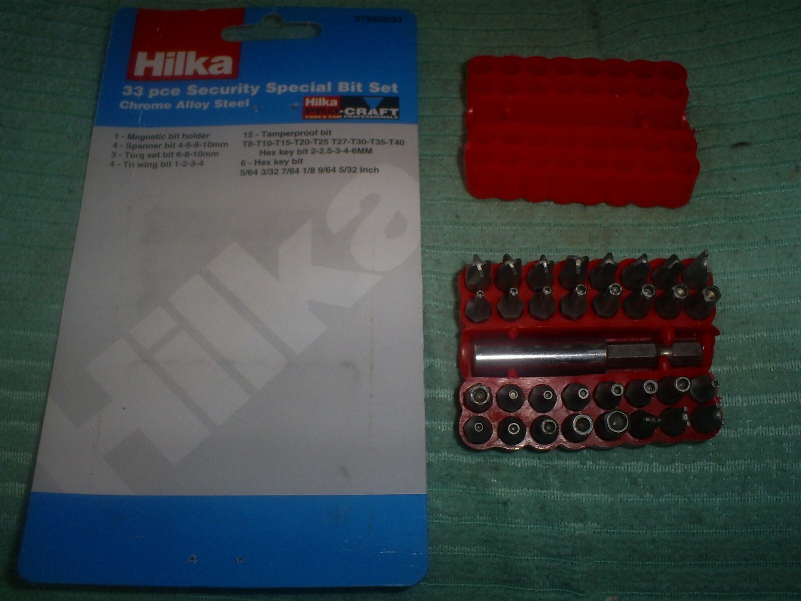 Hilka 37950033 Security Bit Set 32 Piece - Image 2