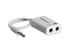 StarTech MUYHSMFFADW 3.5mm 4 Position to 2x 3 Position 3.5mm Headset Splitter