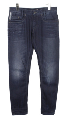 PME LEGEND Regular Fit Tapered Leg Jeans Men's W31/L34 Stretch Denim Zip Faded