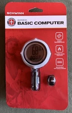 New in Packaging- Schwinn Wired Basic Bike Computer Speed/Distance/Time/Calories