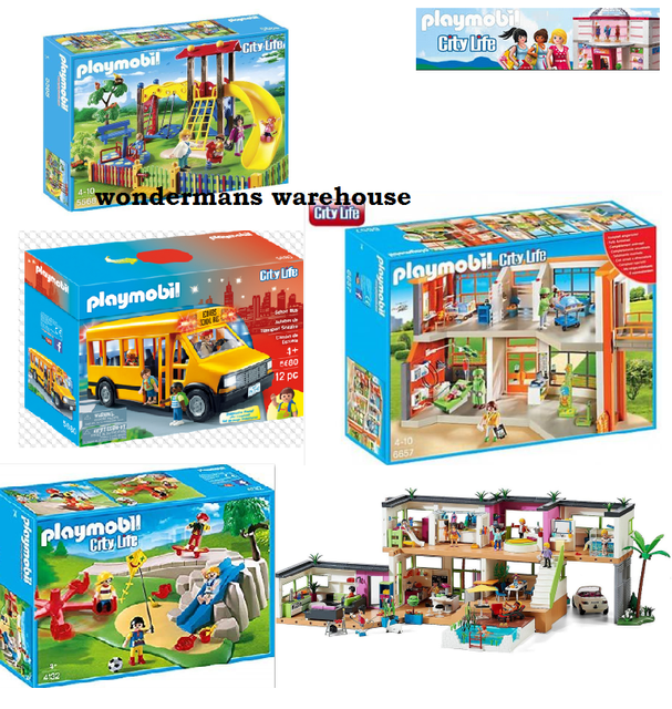 playmobil hospital play box