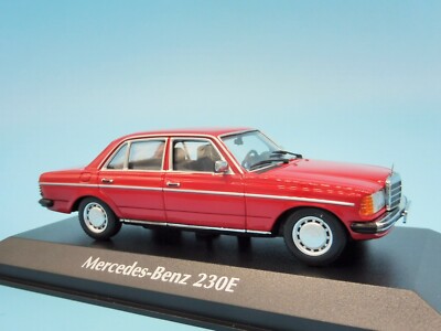 Mercedes-Benz 230E 1982 Red 1/43 Maxichamps 940032200 by Minichamps W123