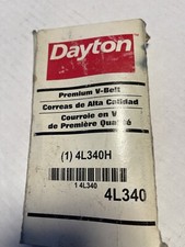 Dayton 4L340H Premium V-Belt 1/2" x 34" 3L TYPE 5/16" Thickness NEW