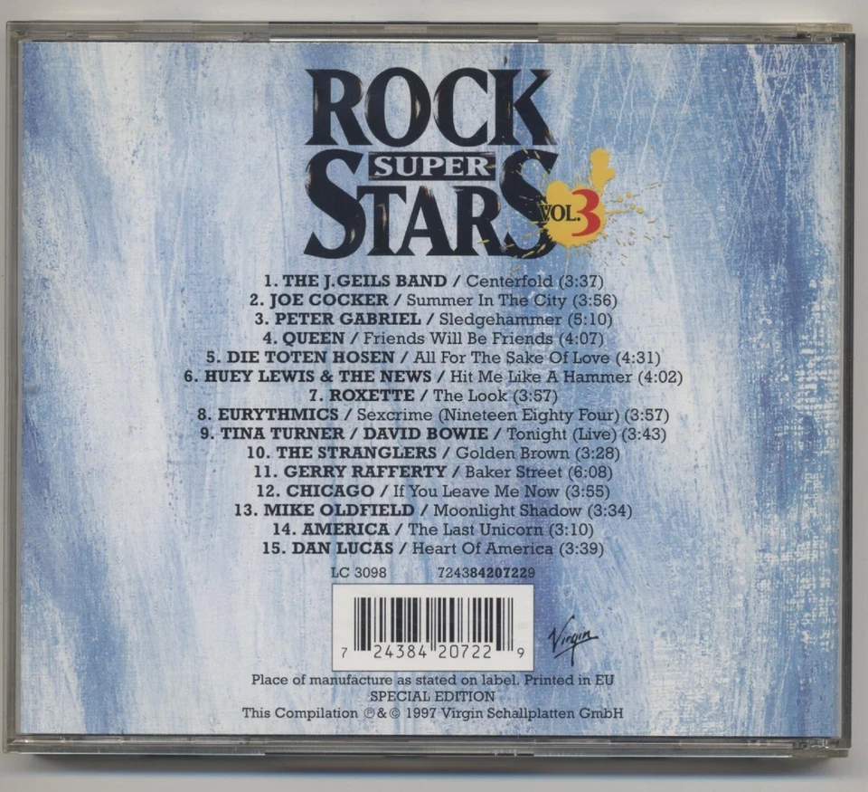 CD Rock Super Stars Vol.3 - Bild 2 von 2
